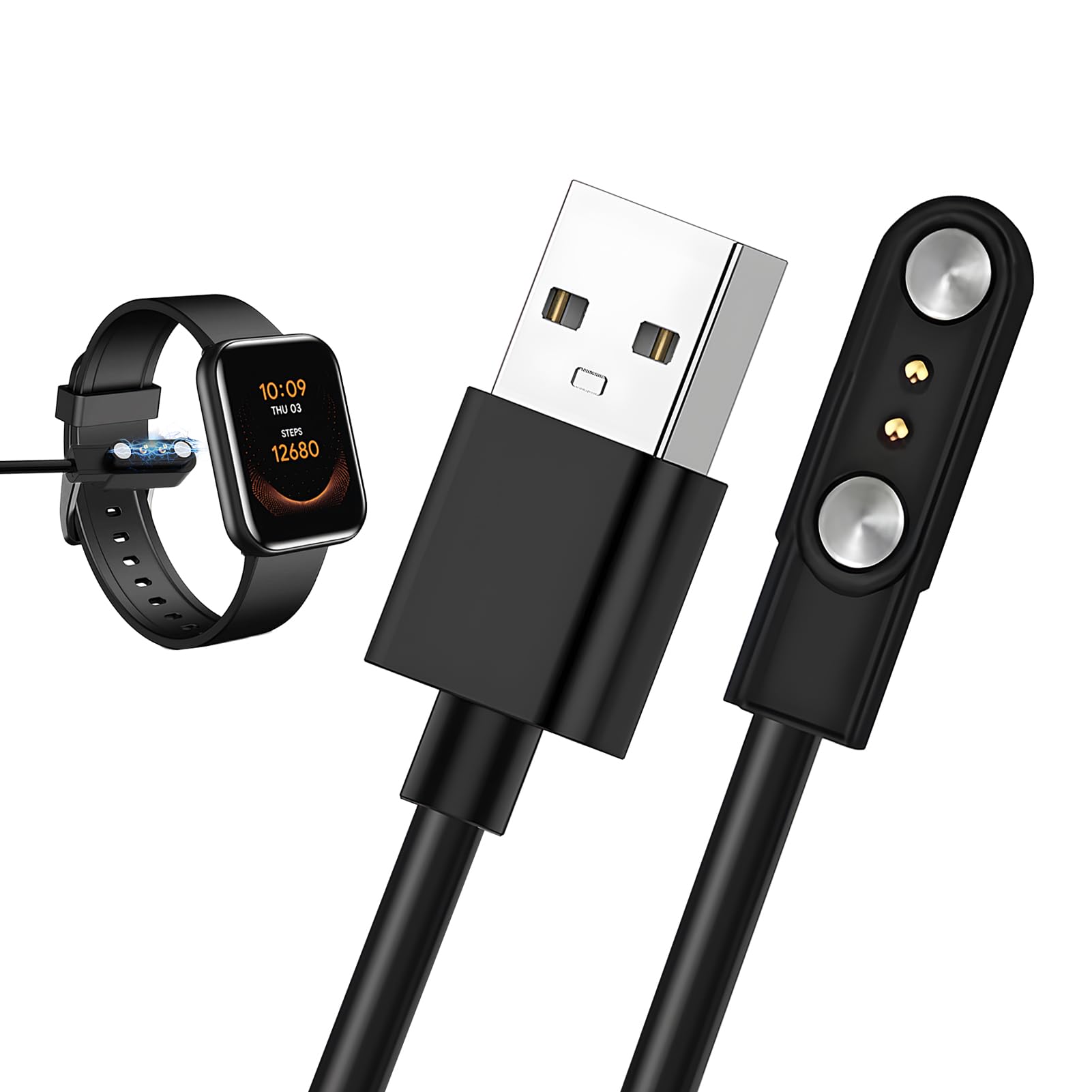 Smartwatch English - สายชาร์จแม่เหล็ก, สายชาร์จ USB อเนกประสงค์สำหรับสมาร์ทวอทช์ สำหรับ 2/4