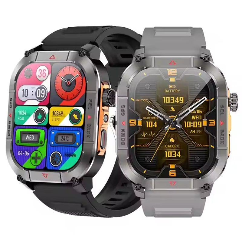 Smartwatch Watches For Men With Gps - นาฬิกาอัจฉริยะสำหรับผู้ชายรุ่นใหม่ HK84 หน้าจอ AMOLED ระบบ GPS