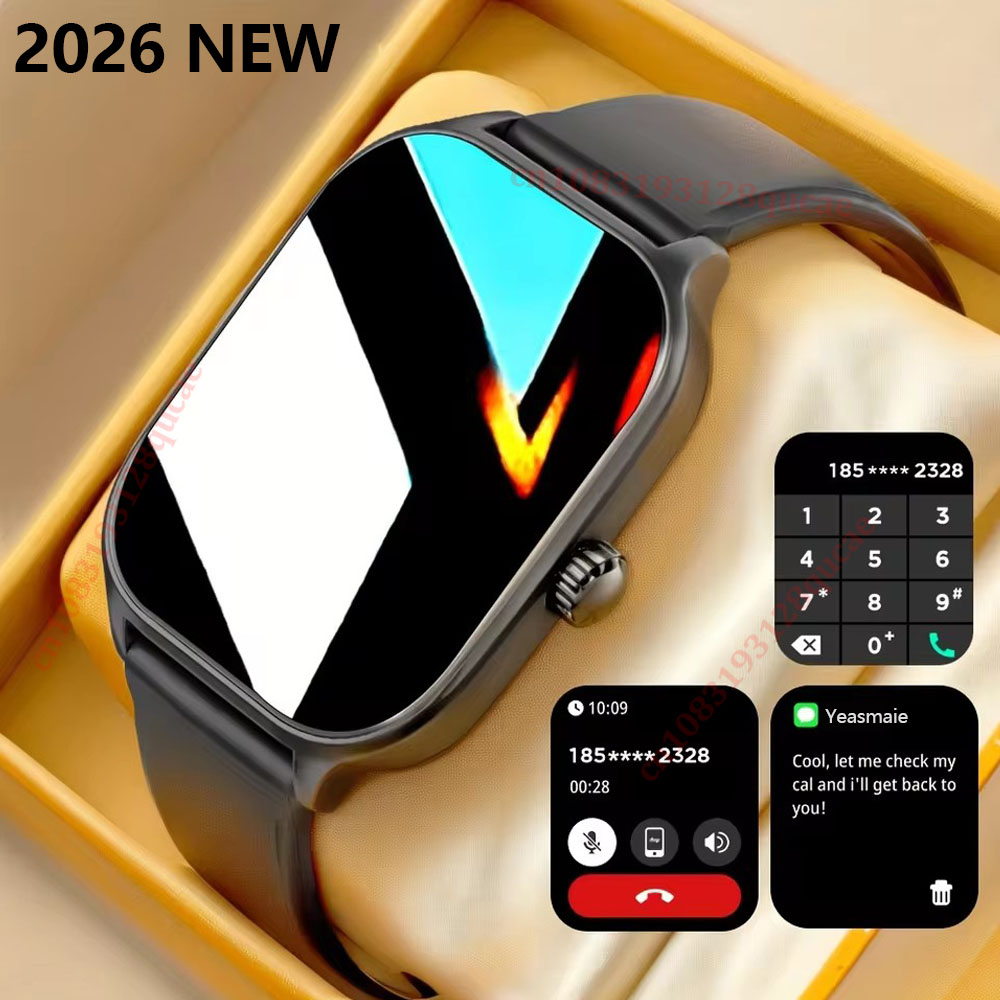 Smartwatch Watches For Women With Gps - 2026 ใหม่สมาร์ทวอทช์บลูทูธโทรเตือนข้อความการตรวจสอบสุขภาพ GPS ตัวติดตามกีฬาสมาร์ทวอทช์ของขวัญสำหรับผู้ชายและผู้หญิง Hw12