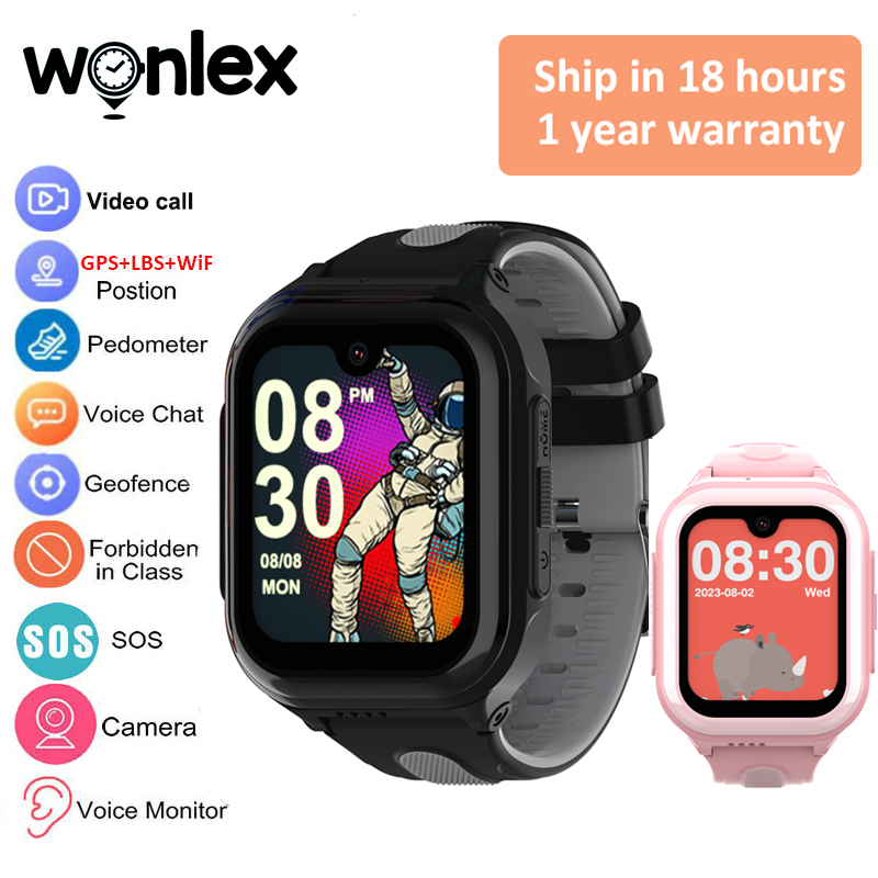 Smartwatch Watch Whatsapp - วอนเล็กซ์ นาฬิกาอัจฉริยะสำหรับเด็ก 4G พร้อมหน้าจอ AMOLED ขนาด