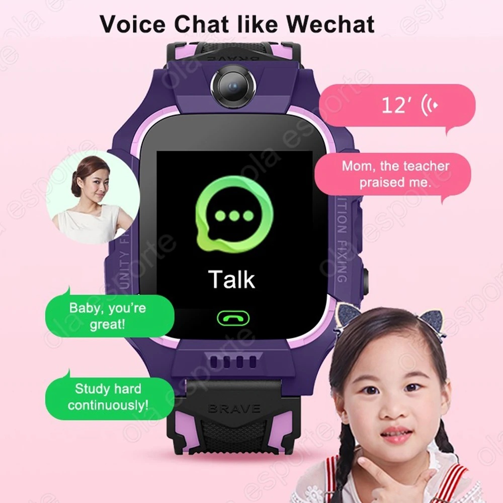 สมาร์ทวอทช์เด็ก 2G ใส่ซิมการ์ด - Smartwatch Watches Gift For Girls บทวิจารณ์และราคา