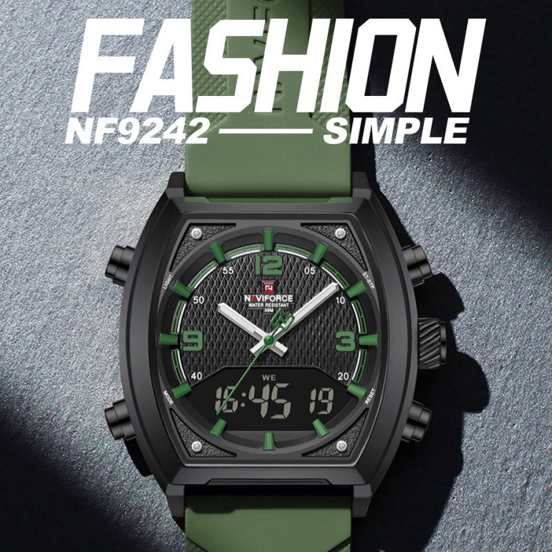 นาฬิกาข้อมือผู้ชาย NAVIFORCE ห - Analog Quartz Watch บทวิจารณ์และราคา