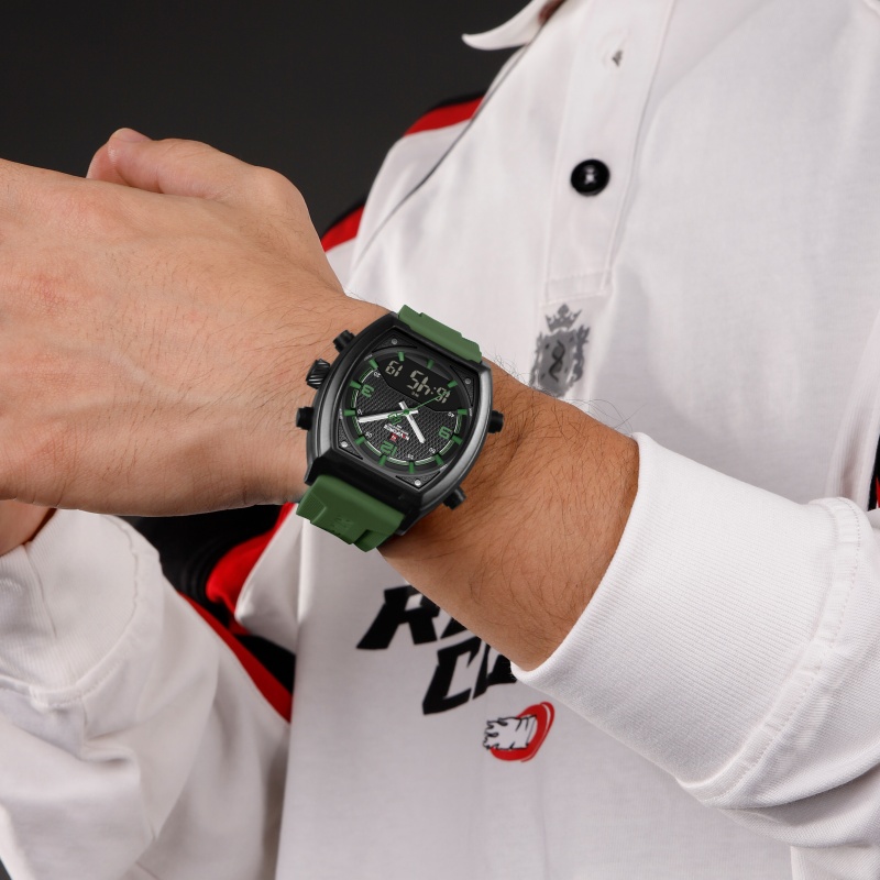 นาฬิกาข้อมือผู้ชาย NAVIFORCE ห - Analog Quartz Watch บทวิจารณ์และราคา