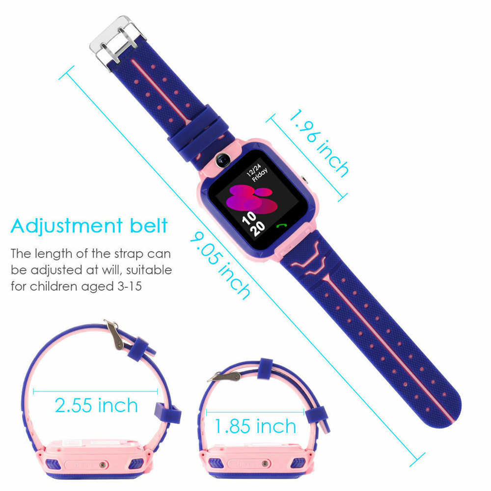 2G เด็กดูสมาร์ท SOS โทรตําแหน่ - Smartwatch Watches Gift For Girls บทวิจารณ์และราคา