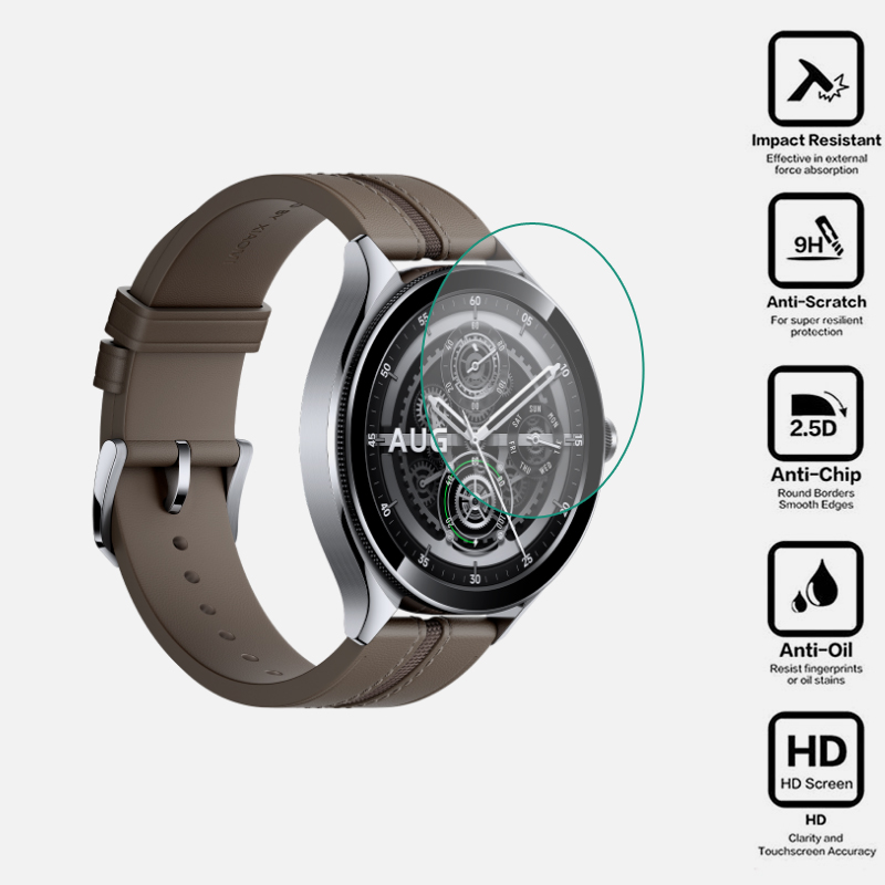 Smartwatch Hard กระจกนิรภัยใสป - Smartwatch English บทวิจารณ์และราคา