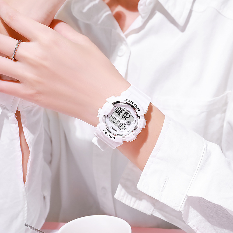 แฟชั่นนาฬิกาเด็กส่องสว่างกันน้ - Smartwatch Watches Gift For Girls บทวิจารณ์และราคา