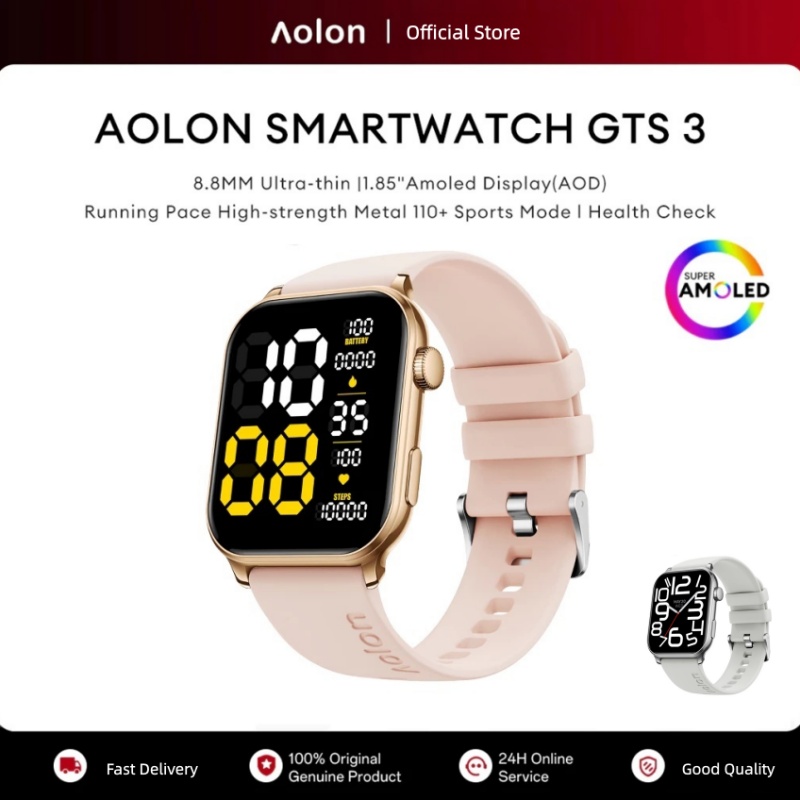 นาฬิกาอัจฉริยะ Aolon GTS3 หน้า - Smartwatch Watch Whatsapp บทวิจารณ์และราคา