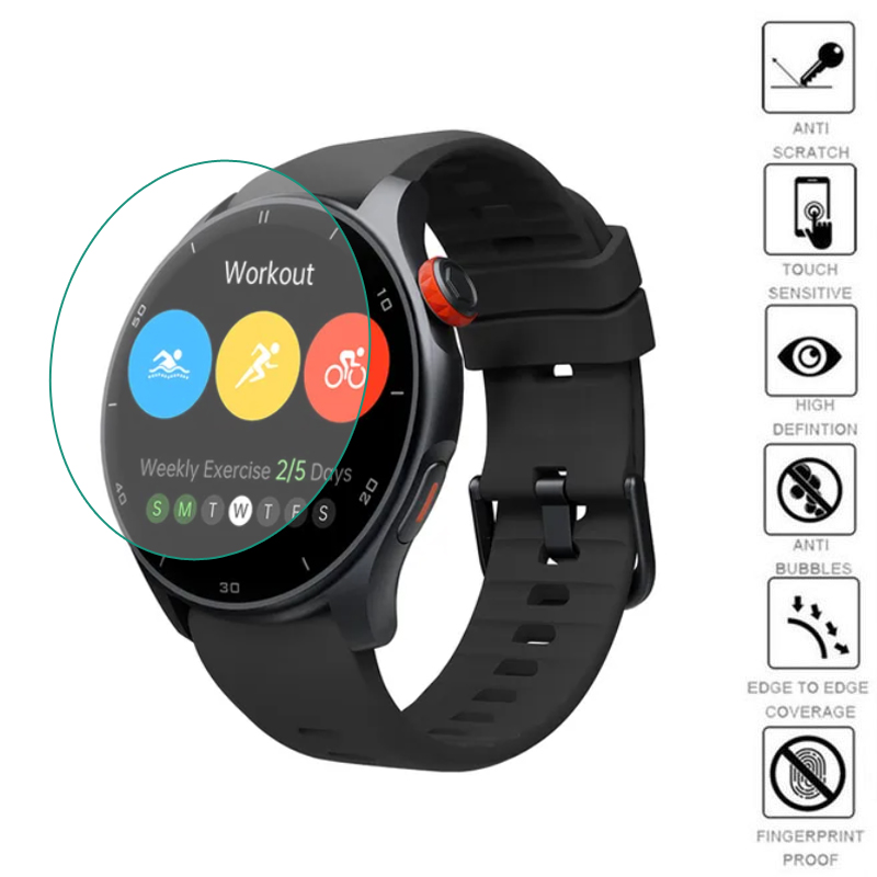 ฟิล์มป้องกันอัจฉริยะแบบใสนิ่ม  - Smartwatch English บทวิจารณ์และราคา