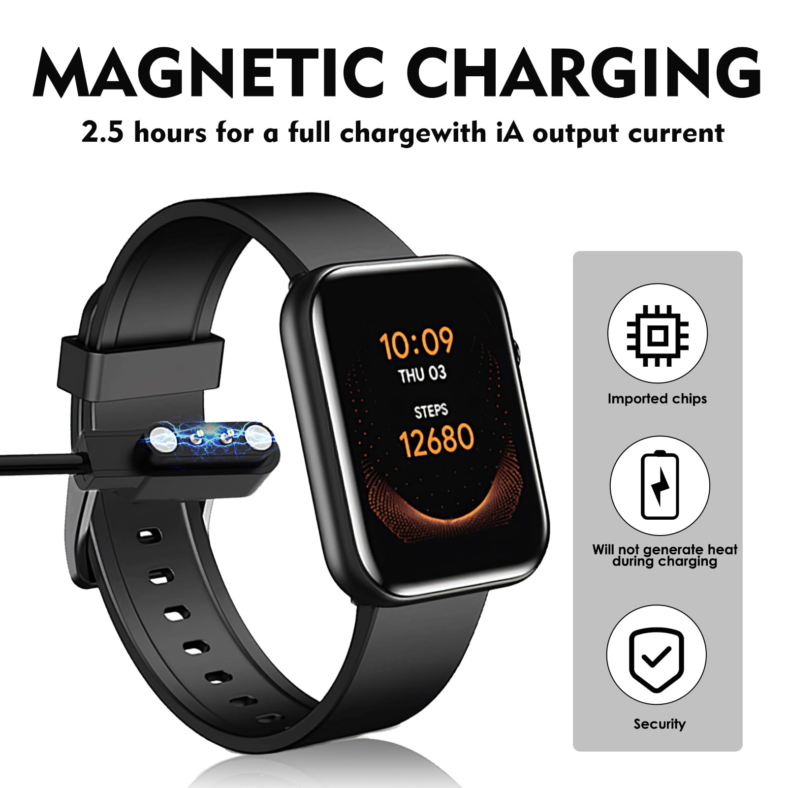 สายชาร์จแม่เหล็ก, สายชาร์จ USB - Smartwatch English บทวิจารณ์และราคา