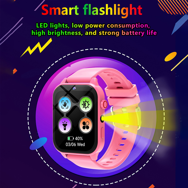 เกมเด็กสมาร์ทนาฬิกาไฟฉายกันน้ำ - Smartwatch Watches Gift For Girls บทวิจารณ์และราคา
