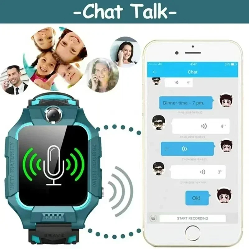 นาฬิกาอัจฉริยะสำหรับเด็ก Lenov - Smartwatch Watches Gift For Girls บทวิจารณ์และราคา
