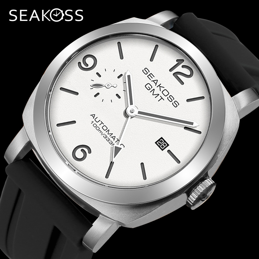 SEAKOSS 10Bar GMT ดําน้ําอัตโน - Seiko Watch Prospex บทวิจารณ์และราคา