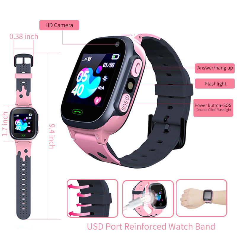 เด็กดูสมาร์ทนาฬิกาอัจฉริยะกันน - Smartwatch Watches Gift For Girls บทวิจารณ์และราคา