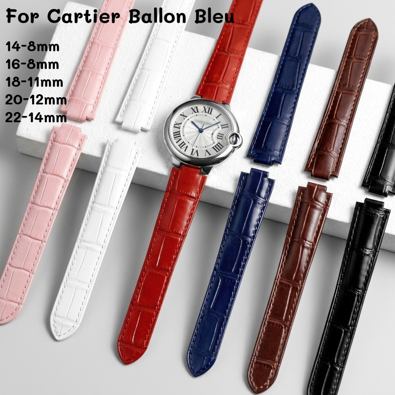 สายนาฬิกาหนังแบบโค้งสองด้าน สำ - Cartier Watch Tank บทวิจารณ์และราคา