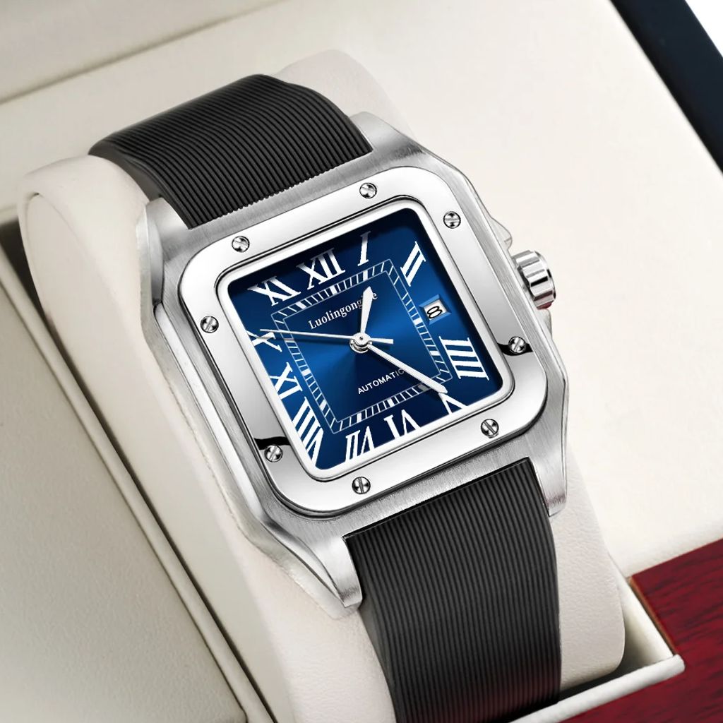 นาฬิกาข้อมือผู้ชายสไตล์ยุโรปแล - Cartier Watch Tank บทวิจารณ์และราคา