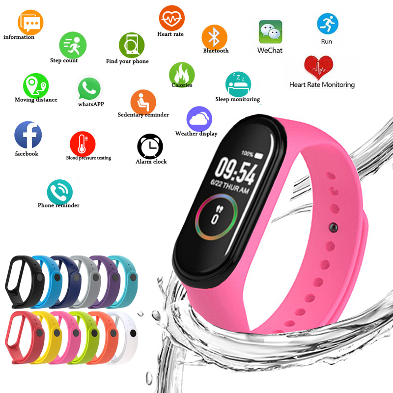 M4นาฬิกาสมาร์ทกีฬาสายรัดข้อมือ - Smartwatch Watches For Women Branded บทวิจารณ์และราคา