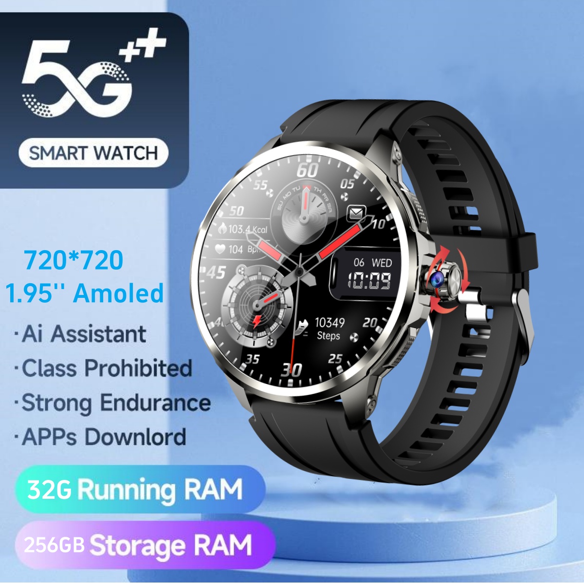 ใหม่ H99 Smart Watch 1.95 นิ้ว - Smartwatch Watch Whatsapp บทวิจารณ์และราคา