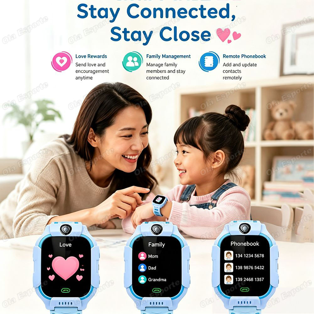นาฬิกาอัจฉริยะสำหรับเด็ก 5G รุ - Smartwatch Watches Gift For Girls บทวิจารณ์และราคา