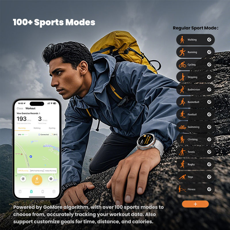 นาฬิกาอัจฉริยะรุ่นใหม่ปี 2026  - Smartwatch Watches For Men With Gps บทวิจารณ์และราคา