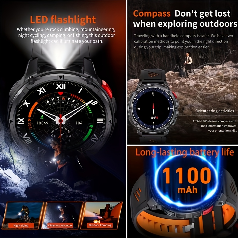 สมาร์ทวอทช์รุ่นใหม่ T-REX3 Ult - Smartwatch Watches For Men With Gps บทวิจารณ์และราคา