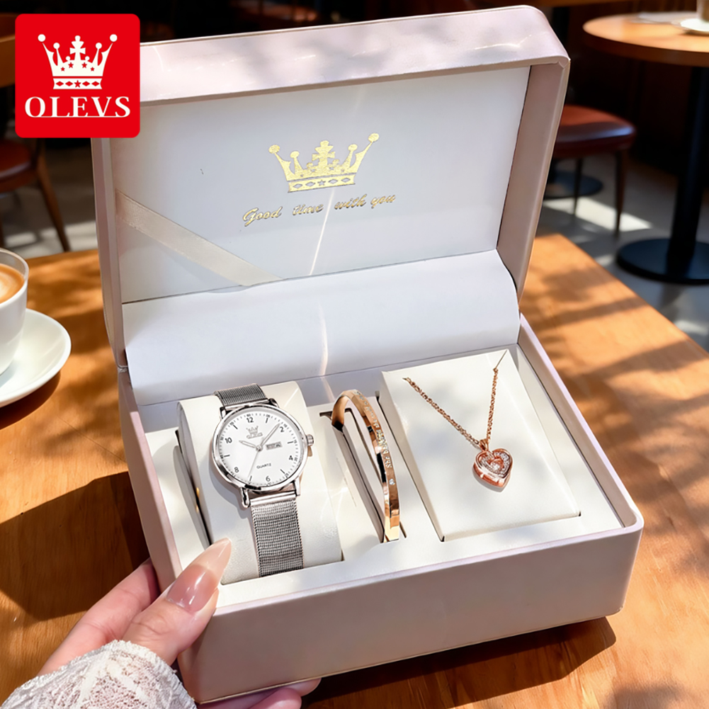 OLEVS 2996 นาฬิกาผู้หญิงนาฬิกา - Analog Quartz Watch บทวิจารณ์และราคา