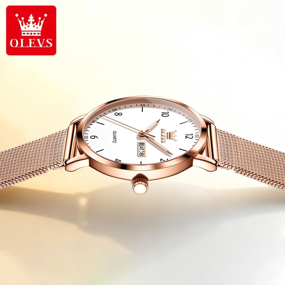 OLEVS 2996 นาฬิกาผู้หญิงนาฬิกา - Analog Quartz Watch บทวิจารณ์และราคา