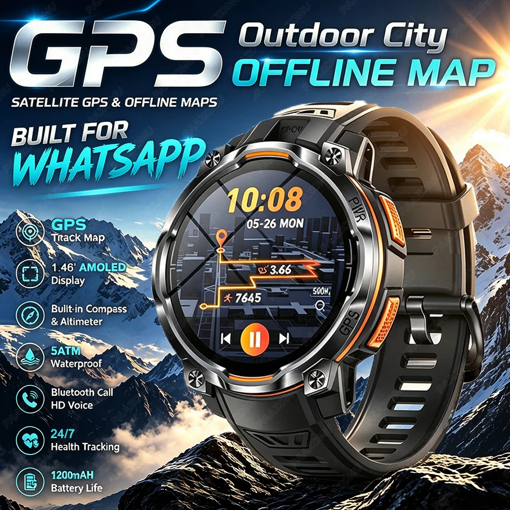 สมาร์ทวอทช์ GPS รุ่นใหม่ปี 202 - Smartwatch Watch Whatsapp บทวิจารณ์และราคา
