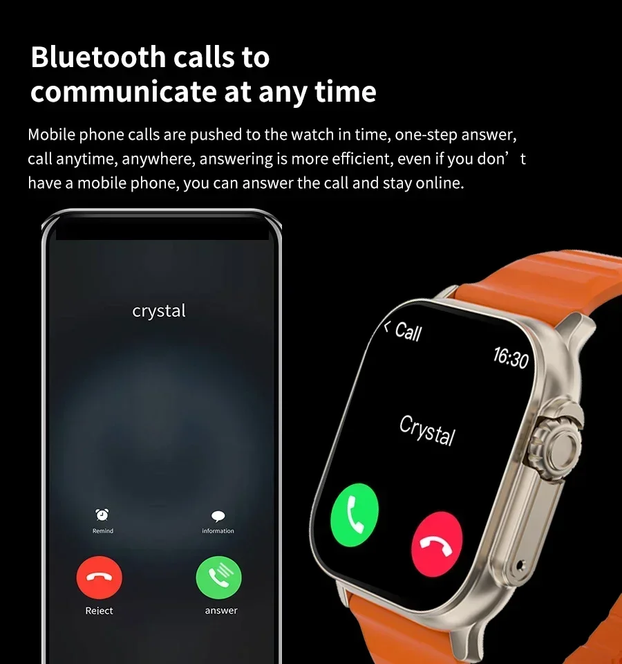 นาฬิกาซีรีส์ 9 รุ่นใหม่ PK HK8 - Smartwatch Sports Watches For Women บทวิจารณ์และราคา
