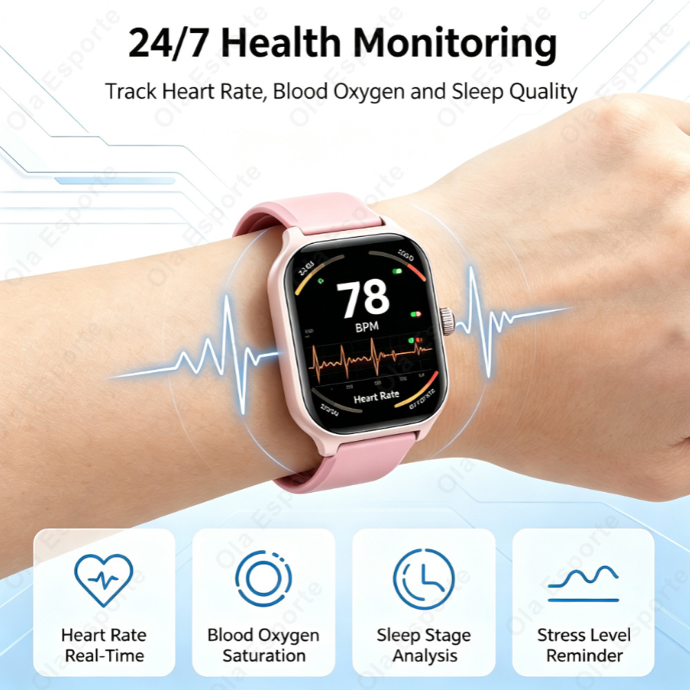 สมาร์ทวอทช์พลัส สำหรับผู้ชายแล - Smartwatch Sports Watches For Women บทวิจารณ์และราคา