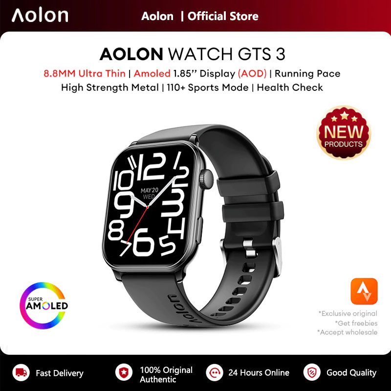 นาฬิกาอัจฉริยะ Aolon GTS3 หน้า - Smartwatch Watch Whatsapp บทวิจารณ์และราคา
