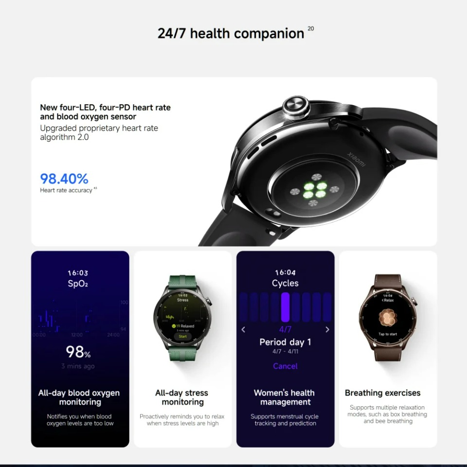 สมาร์ทวอทช์ Xiaomi Watch S5 รุ - Smartwatch Ladies Watches For Women บทวิจารณ์และราคา