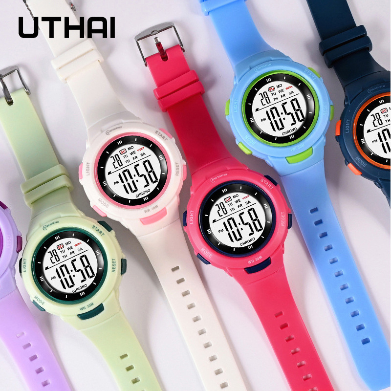 อุทัยนาฬิกาเด็กกีฬาแฟชั่นนาฬิก - Smartwatch Watches Gift For Girls บทวิจารณ์และราคา